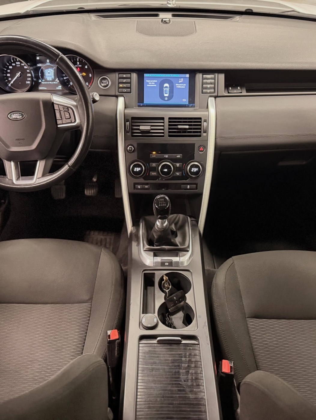 Intérieur cuir et tableau de bord Land Rover
